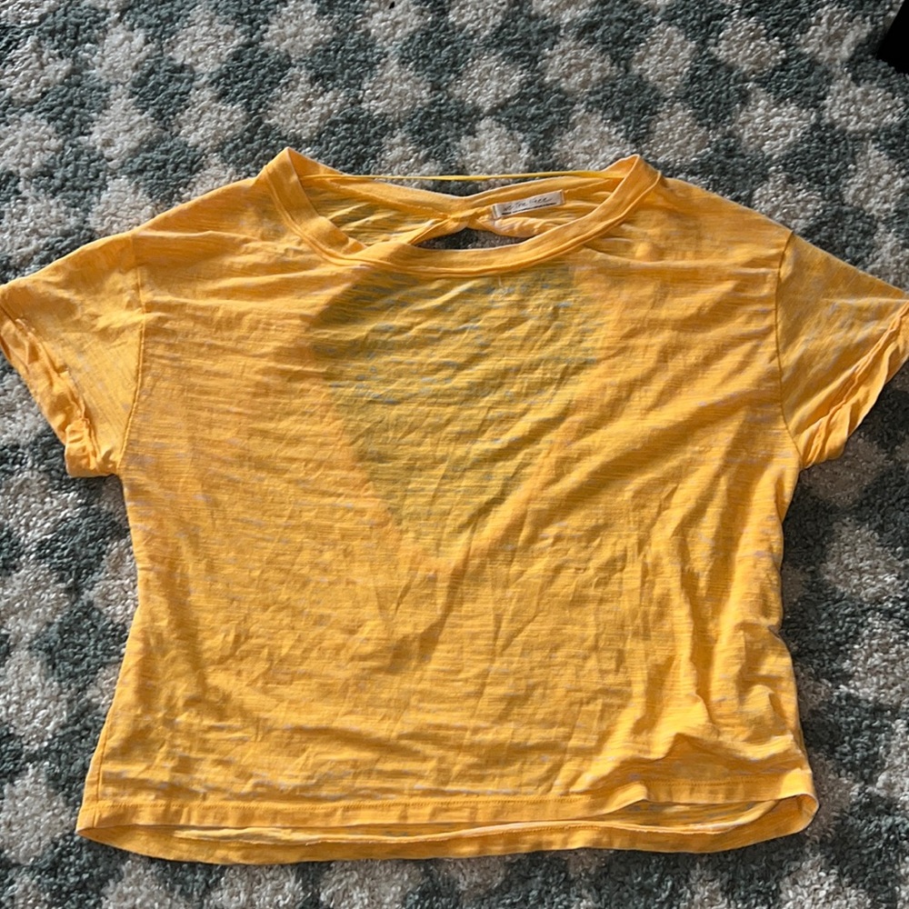 Free People Open Back T-Shirt (M)